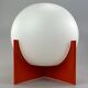 60s 70s ball light table lamp space age design glass metal