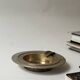 Genuine gilded brass ashtray from the early 20th century.