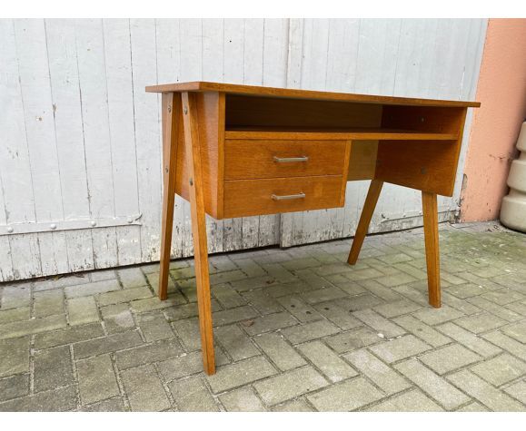 Bureau vintage pieds compas 1950