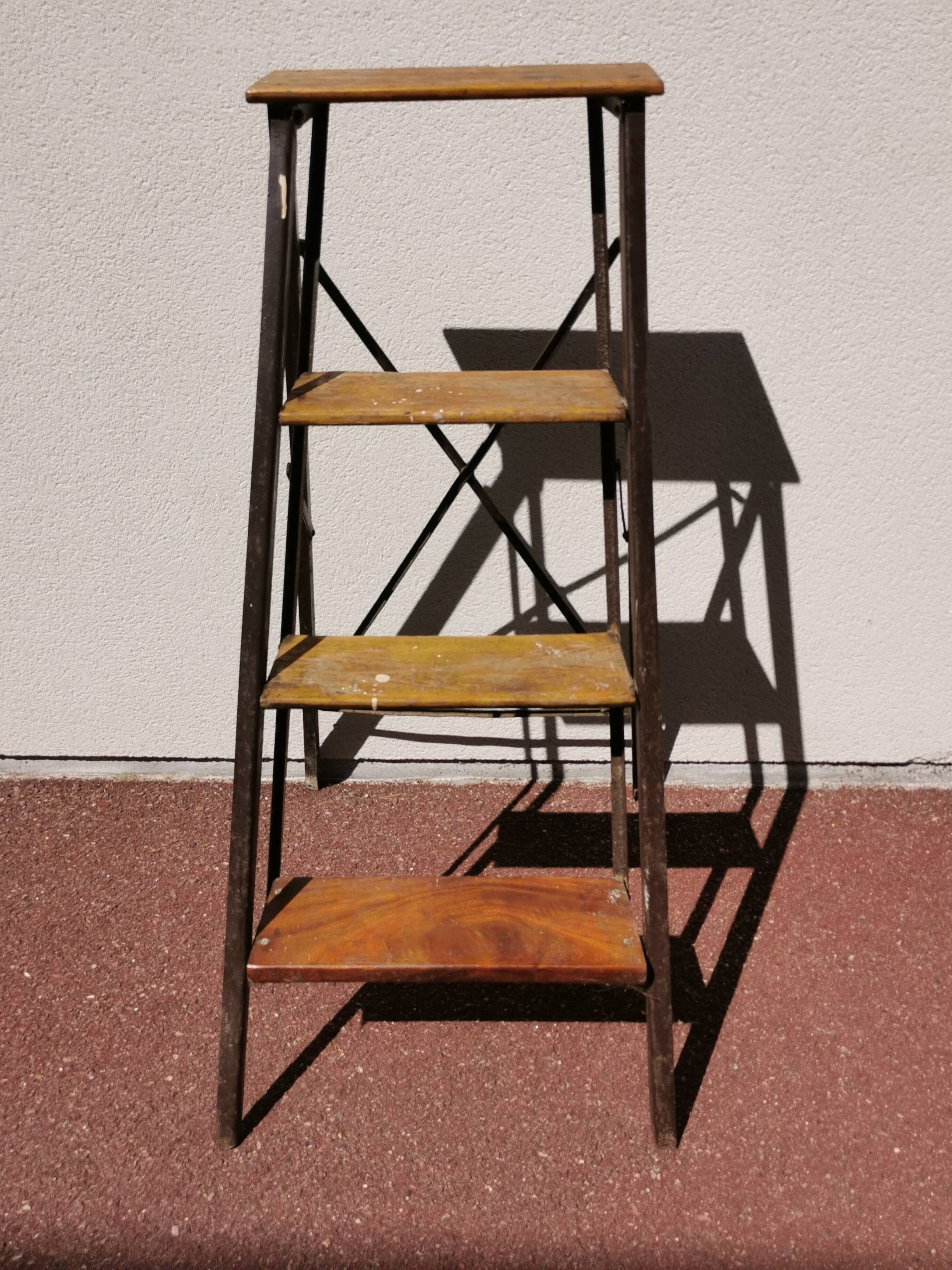 Vintage workshop stepladder