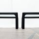 Mid-century vintage coffee table in glass by Peter Ghyczy for Horn Collection, 1960s, set of 2.