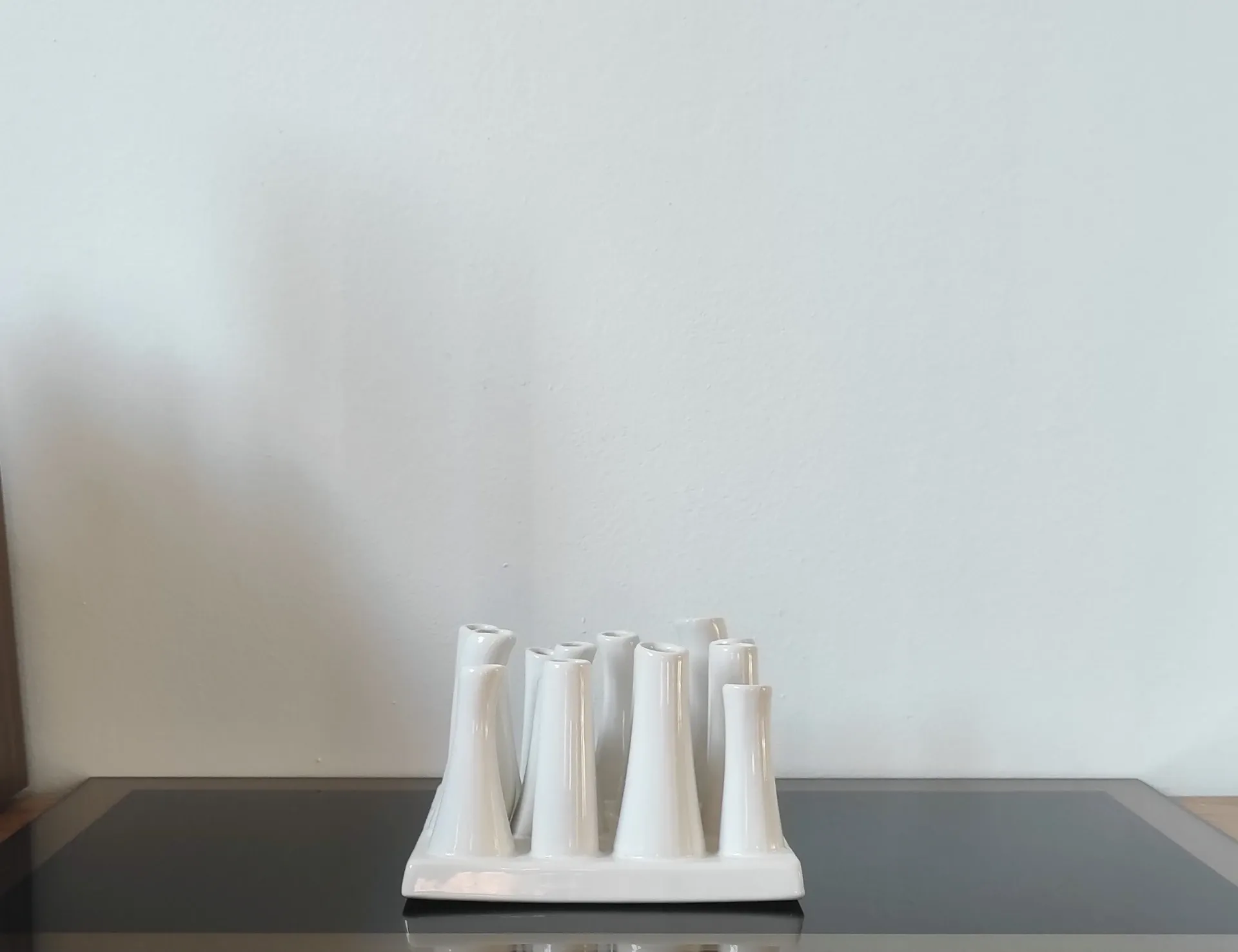 Multiple vintage vases