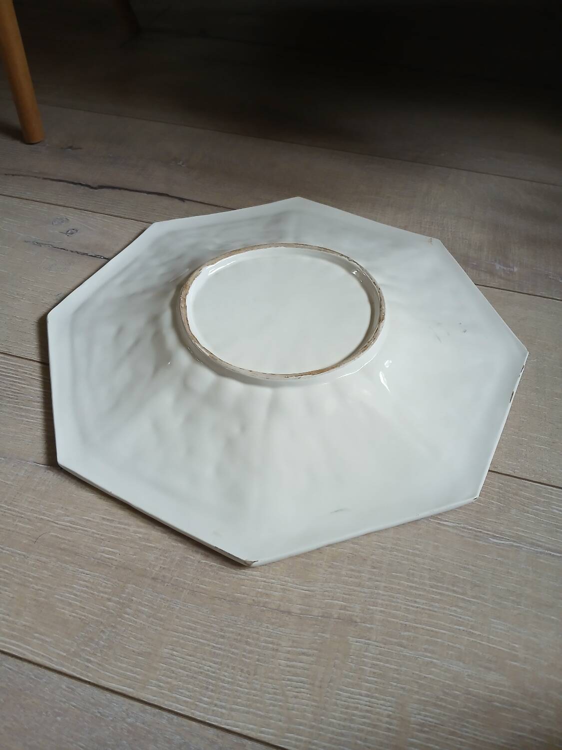 Large antique ceramic dish