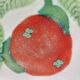 Set of Six Vintage Square Hand-Crafted Earthenware Plates by De Simone, Italy