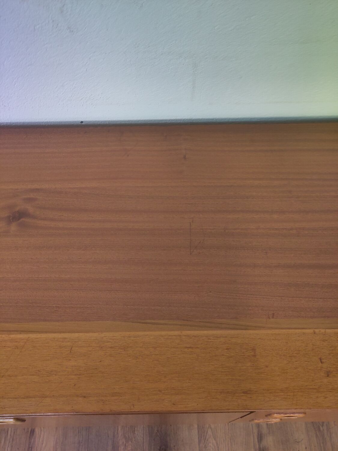 Scandinavian teak and metal sideboard