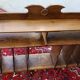 Oak bin shelf