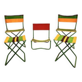 Vintage Folding Chair Set