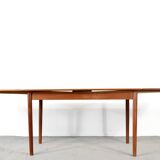 Midcentury Danish Extending Teak Table by A.M. Mobelfabrik.