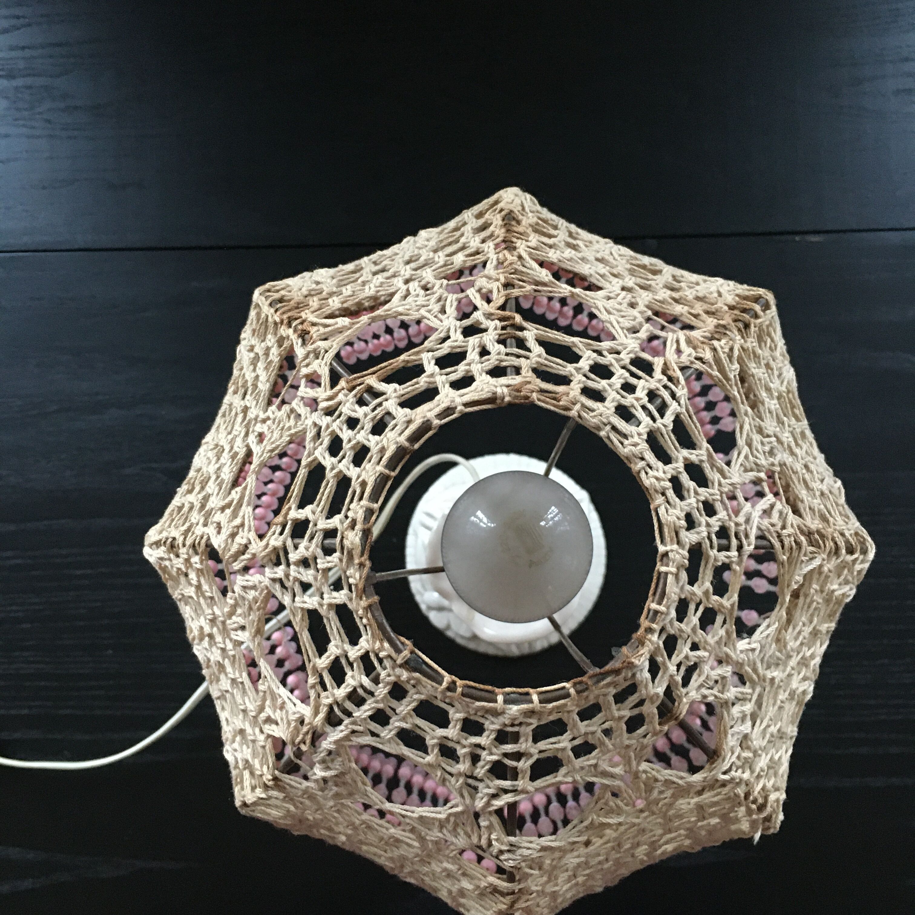 Ceramic lamp and beads