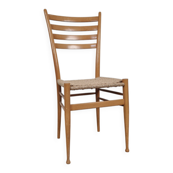 Chaise en corde vintage