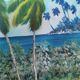 Peinture sur bois scene de vie cuba