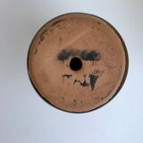 Ceramic candle holder italy 70s