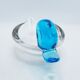 Cendrier canard en verre