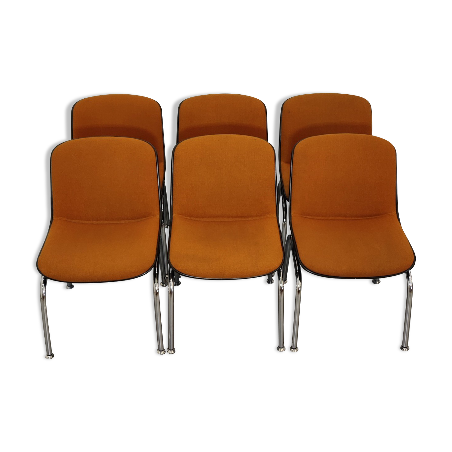 Ensemble de 6 chaises Comforto vintage