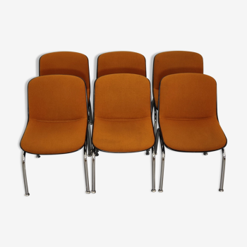 Ensemble de 6 chaises Comforto vintage
