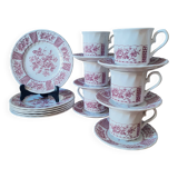 Churchill 24-piece earthenware dessert service, the Georgian collection