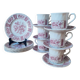 Churchill 24-piece earthenware dessert service, the Georgian collection