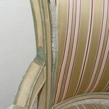 Pair of Directoire style cabriolet armchairs