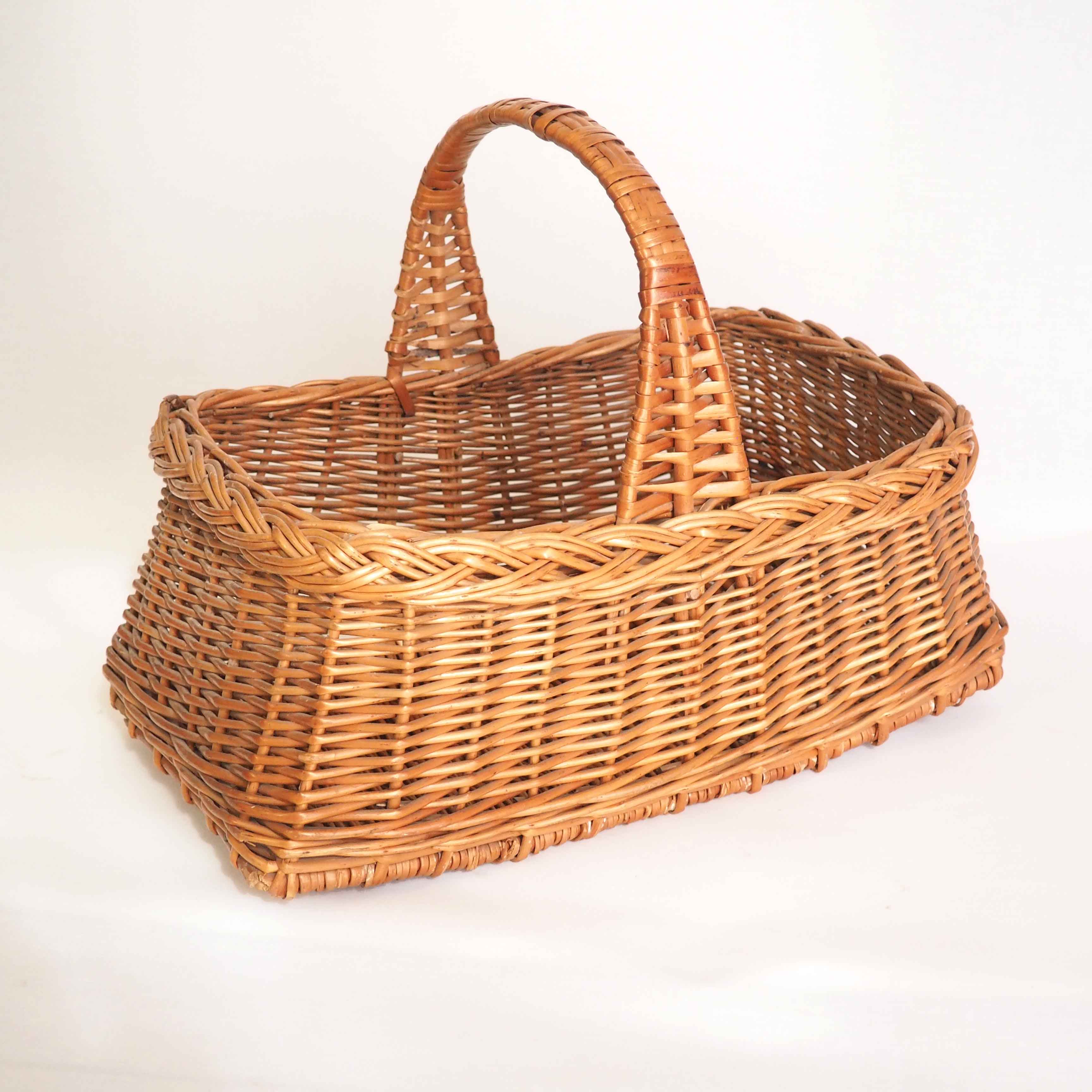 Old wicker basket