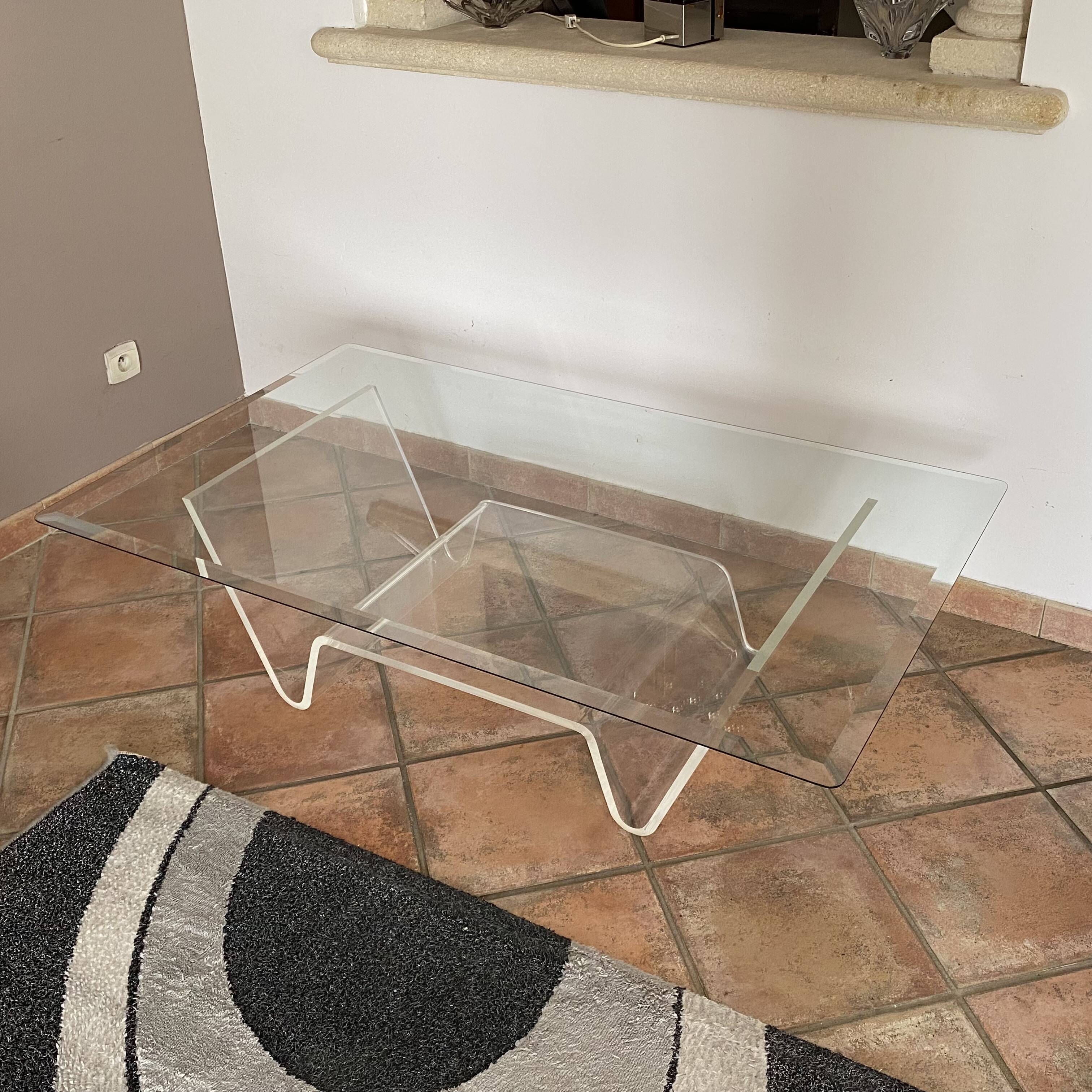 David lange coffee table. 1980. 130x80.