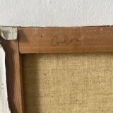 Signed river landscape
