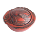 Takaoka Shikki lacquerware seabream bonbonniere box, Japan 1920s