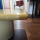 Vintage design nesting tables – lacquered wood & metal
