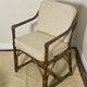 Fauteuil en rotin et osier Année 1970