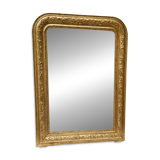 Golden mirror in louis-philippe style around 1870