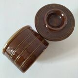 Vintage Berry Pottery Butter Dish