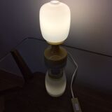 Yellow Glass Table Lamp by Ivan Jakes, 1960s