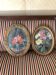 Paire de pastels anciens encadrés
