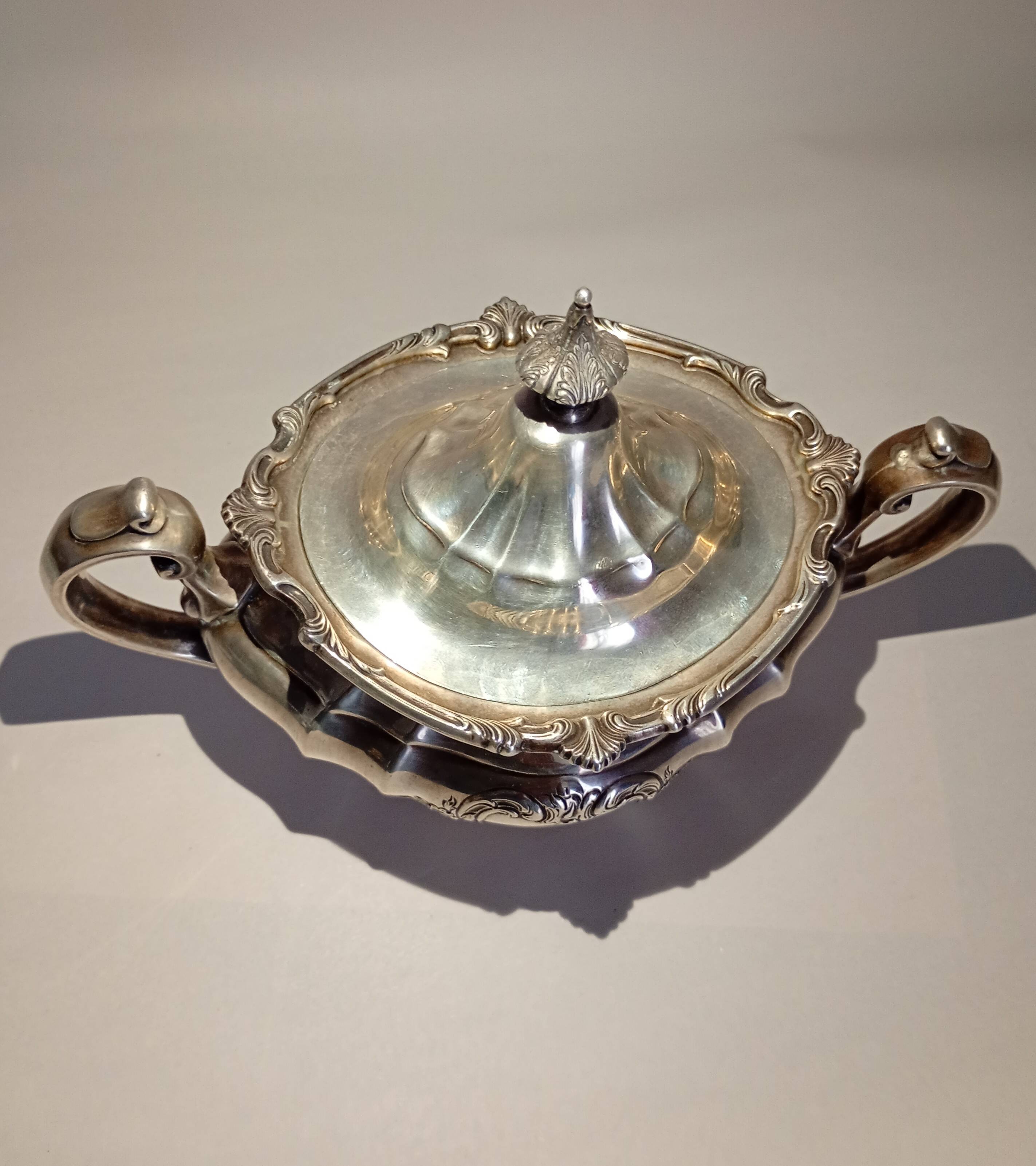 Reed & Barton Solid Sterling Silver Sugar Bowl & Creamer 790 grams