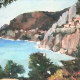 Côte d'Azur by Odette de Bosch , 2 paintings.