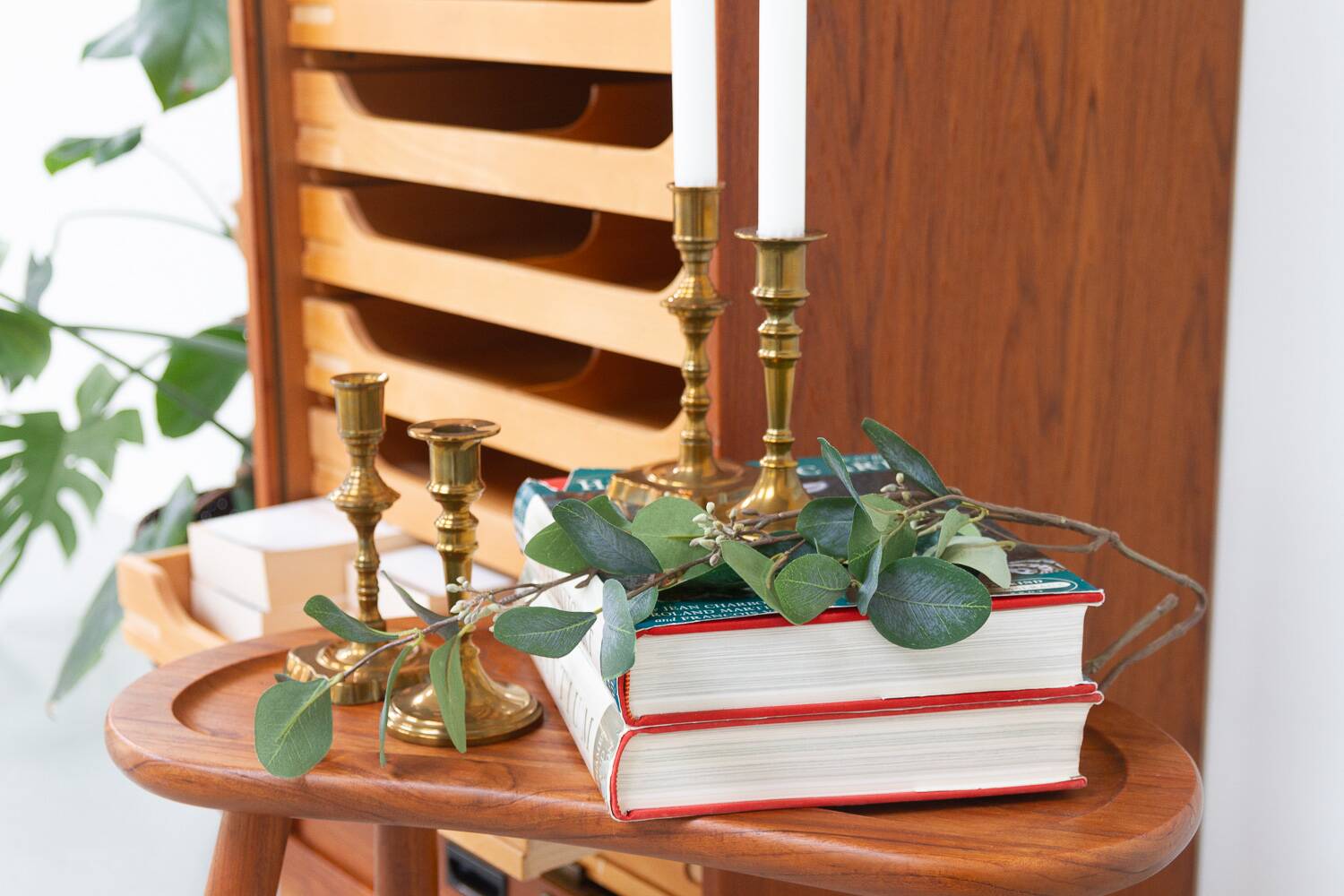 Vintage Danish Malm Candleholders, 1950s, Set of 4