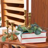 Vintage Danish Malm Candleholders, 1950s, Set of 4