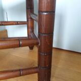 Tabouret bois et corde