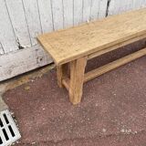 Oak Farmhouse Bench with Brace
