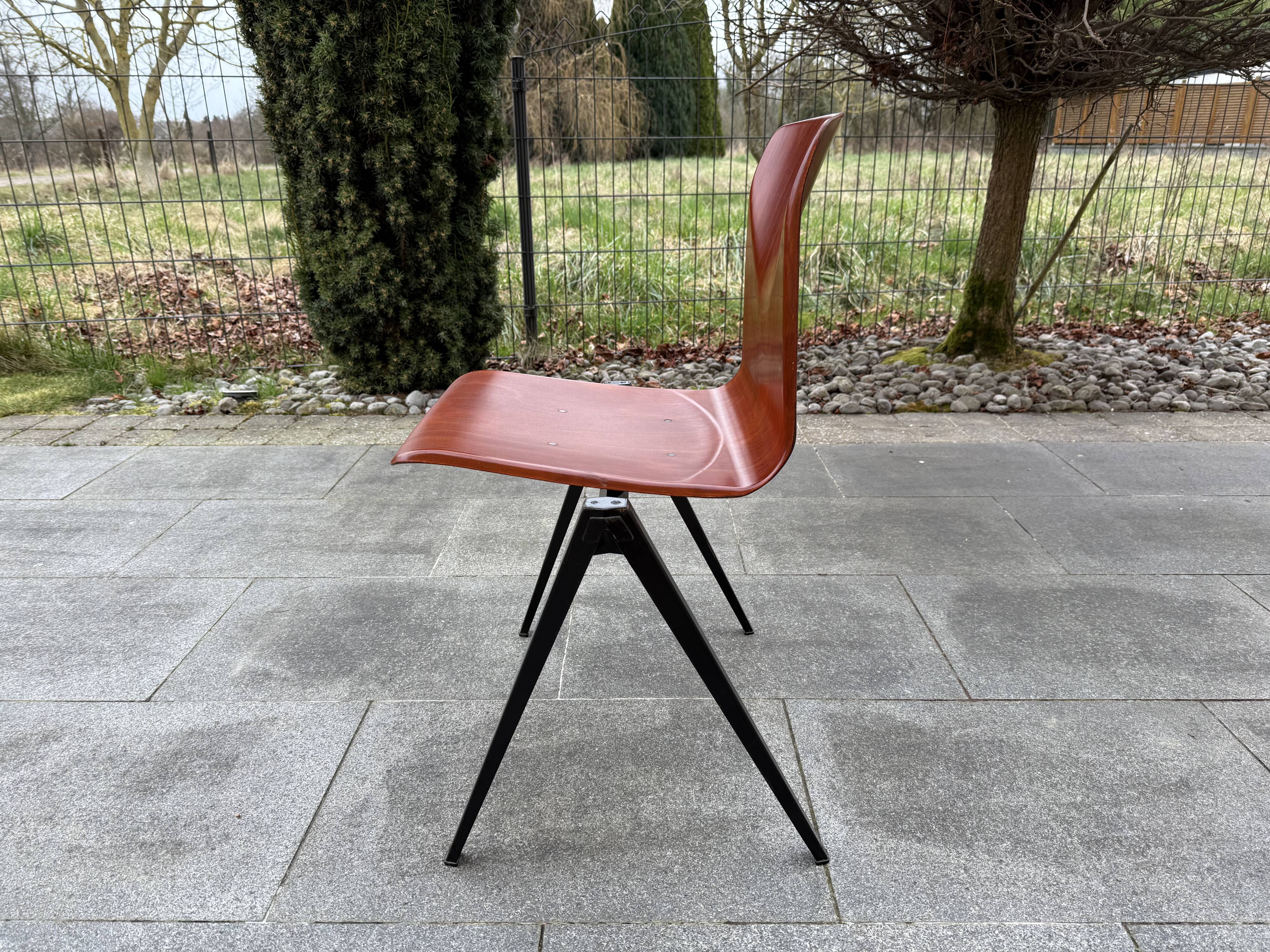 Set of 6 Galvanitas Thur chairs - Op -Seat model S22, 1960s