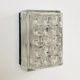 Rectangular embossed glass wall lamp from Limburg, Germany 1970