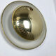 Set of two modernist brass metal sconces wall light, italy, 1950s