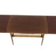 Scandinavian extendable mahogany coffee table, Sweden, 1950s