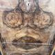 Louis-Philippe secretary, mid-19th century, in walnut burl.