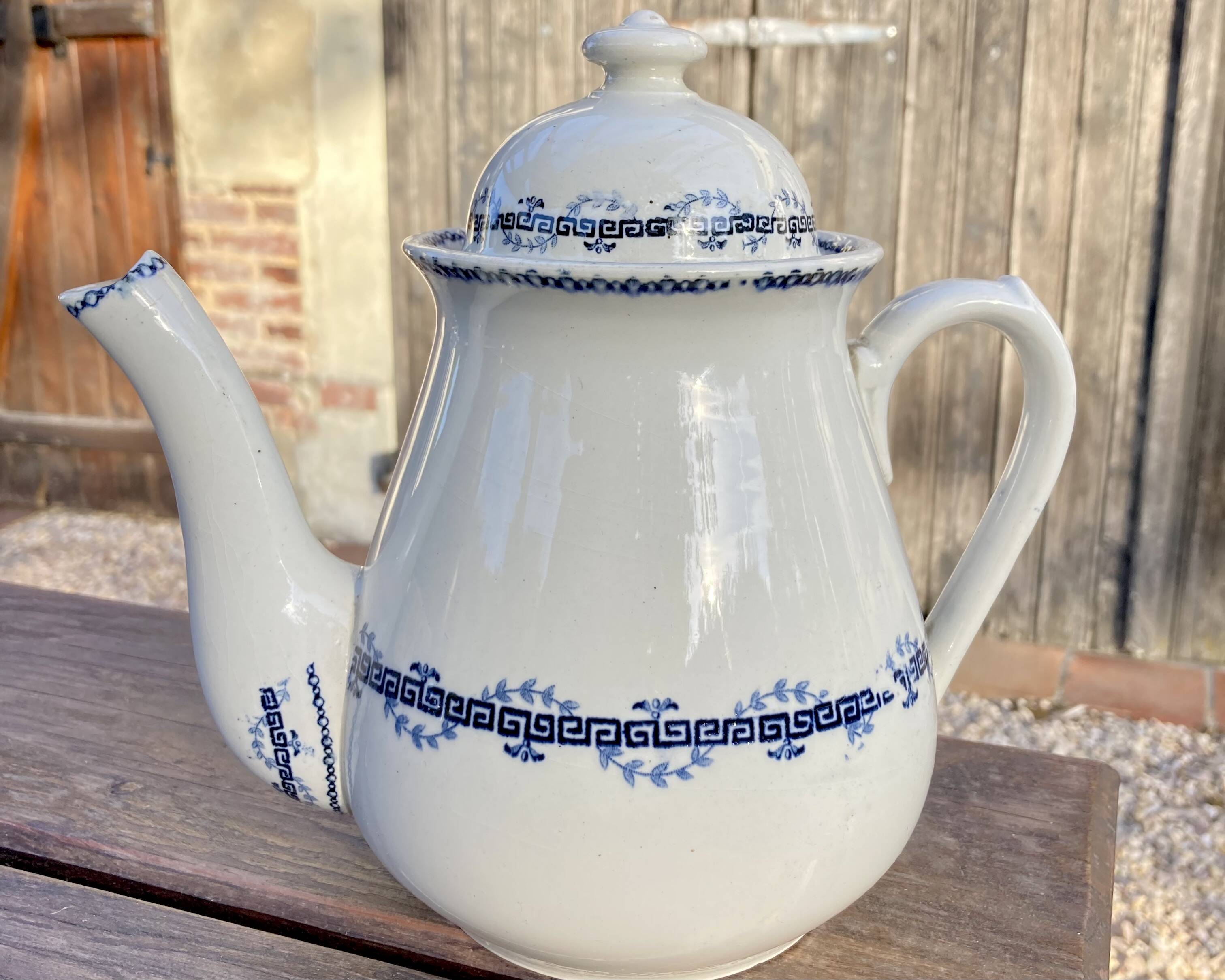 Cafetière / théière - Terre de fer Gien XIXe