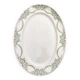 Oval serving dish Creil et Montereau Labrador Napoleon