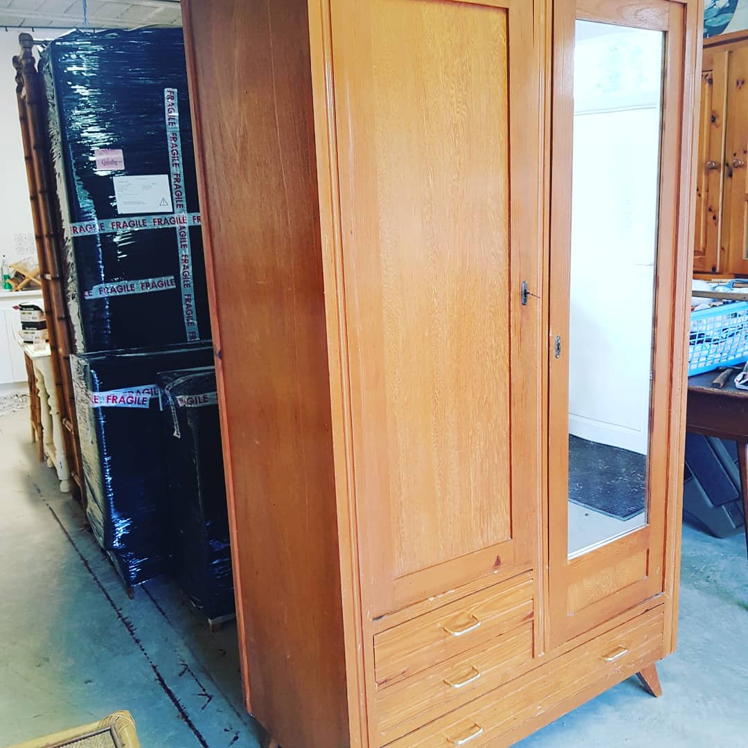 Vintage Parisian mirror cabinet