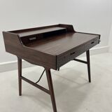 Bureau danois modèle 56 en palissandre par Arne Wahl Iversen pour Vinde Mobelfabrik