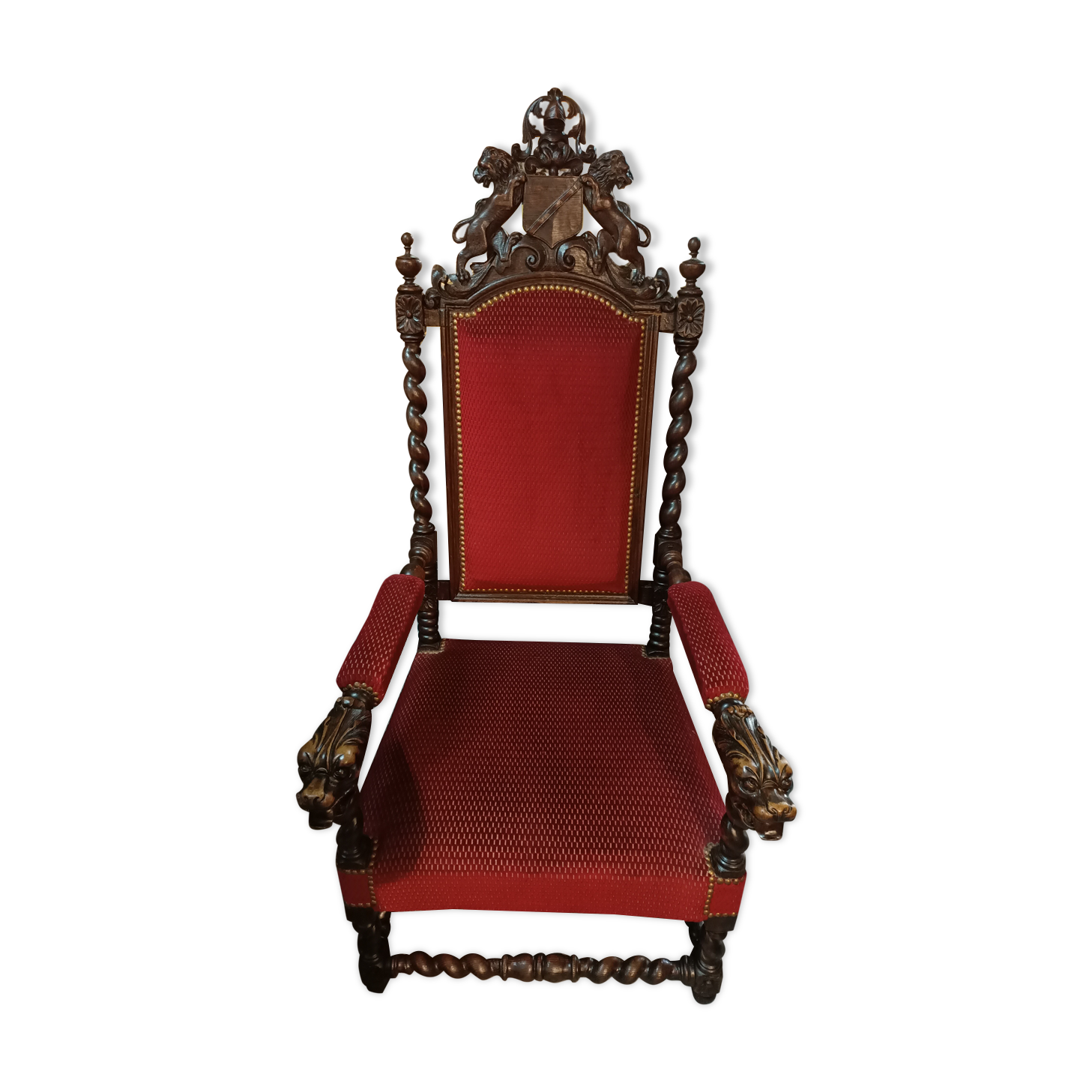 Carved armchair