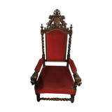 Carved armchair