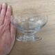 Set de 4 coupes verre taillé